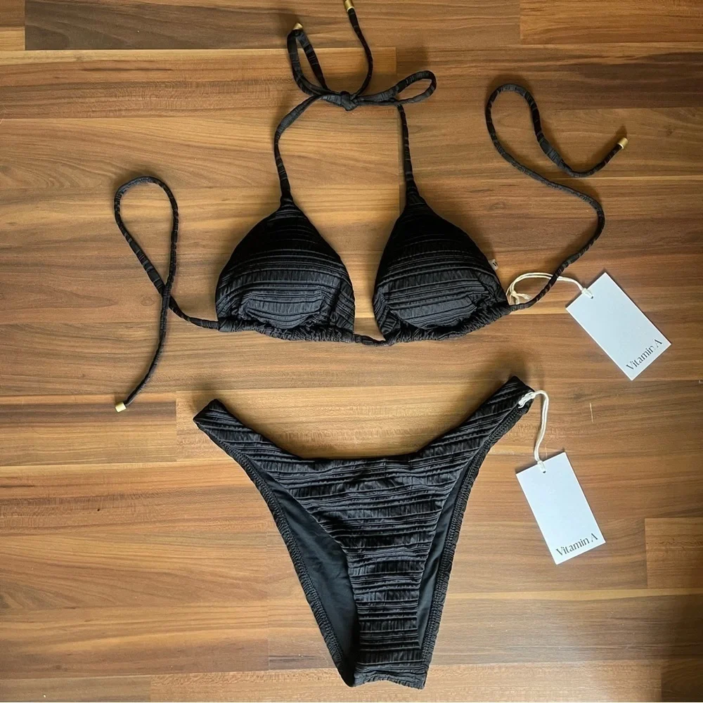 NWT VitaminA Gia Bikini Top & Bottom Set